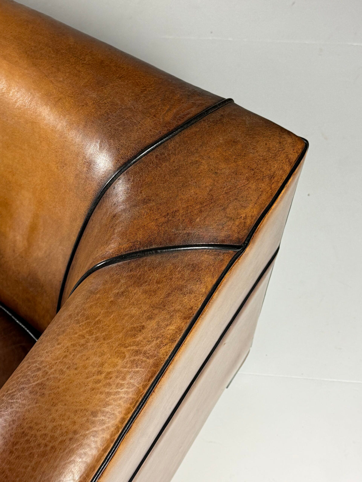Art Deco Style Sheepskin Three Seater Sofa by Lounge Atelier, photo 14