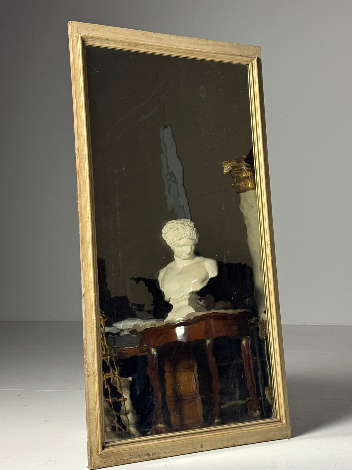 Antique French Mirror with Wavy Glass, Early 20th Century, photo 15
