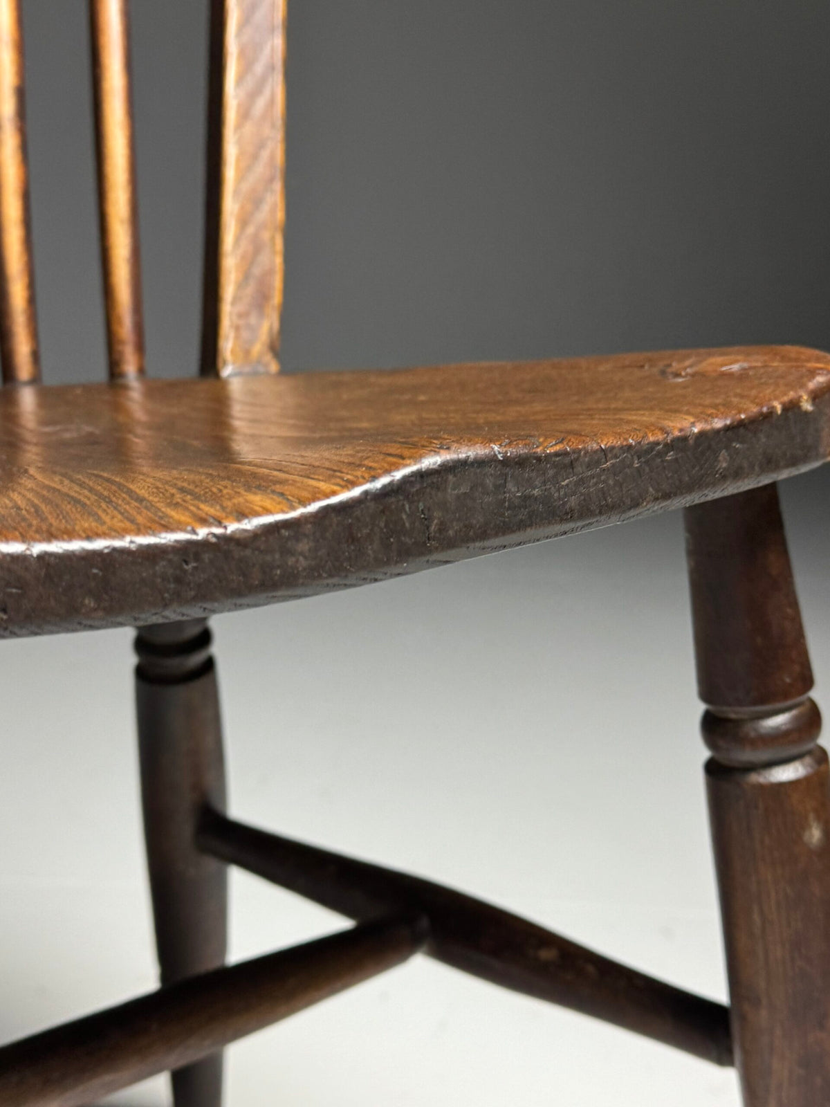 Set of Four Oak Windsor Dining Chairs, Early 20th Century, photo 20