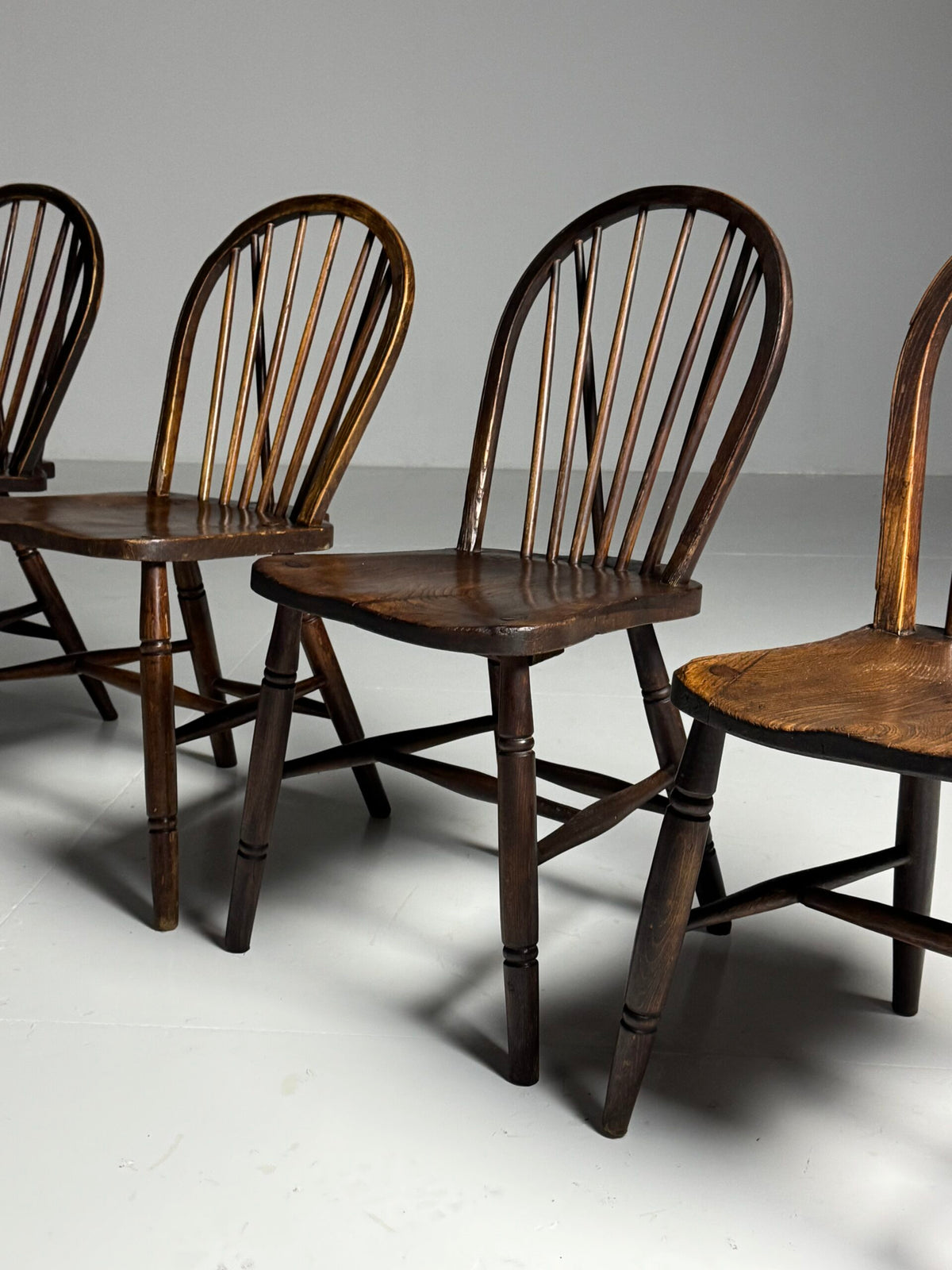 Set of Four Windsor Dining Chairs, Early 20th Century, photo 1