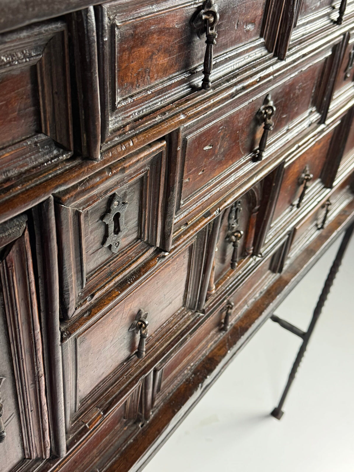 Spanish Walnut Vargueno, c. 1700, photo 26