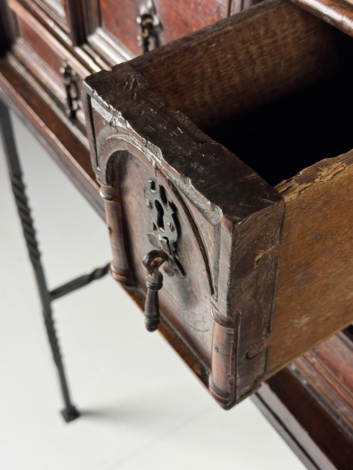 Spanish Walnut Vargueno, c. 1700, photo 16