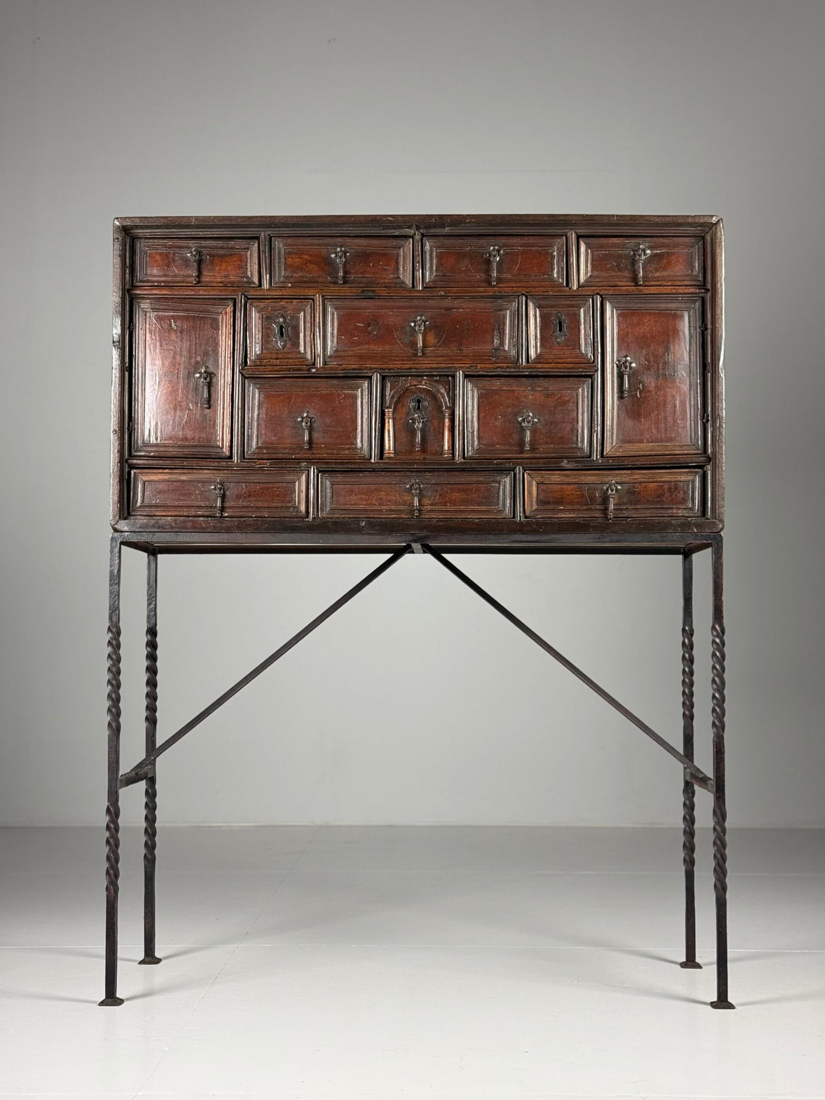 Spanish Walnut Vargueno, c. 1700, photo 14