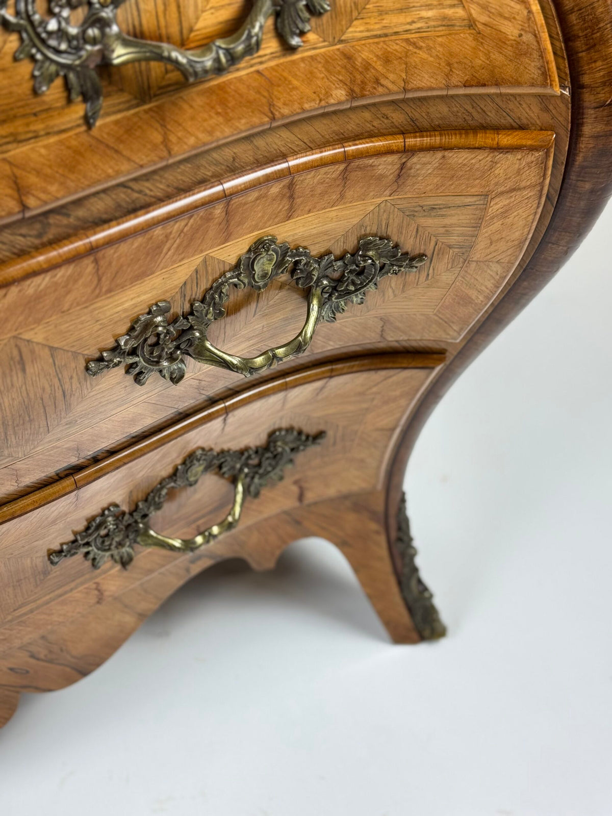 Swedish Rococo Marquetry Commode, 18th Century, photo 19