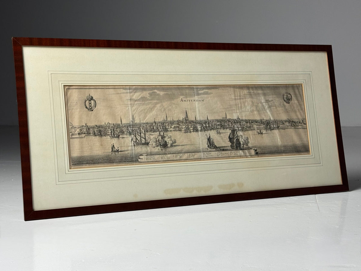 Framed Engraving of Amsterdam, 18th or 19th Century, photo 16