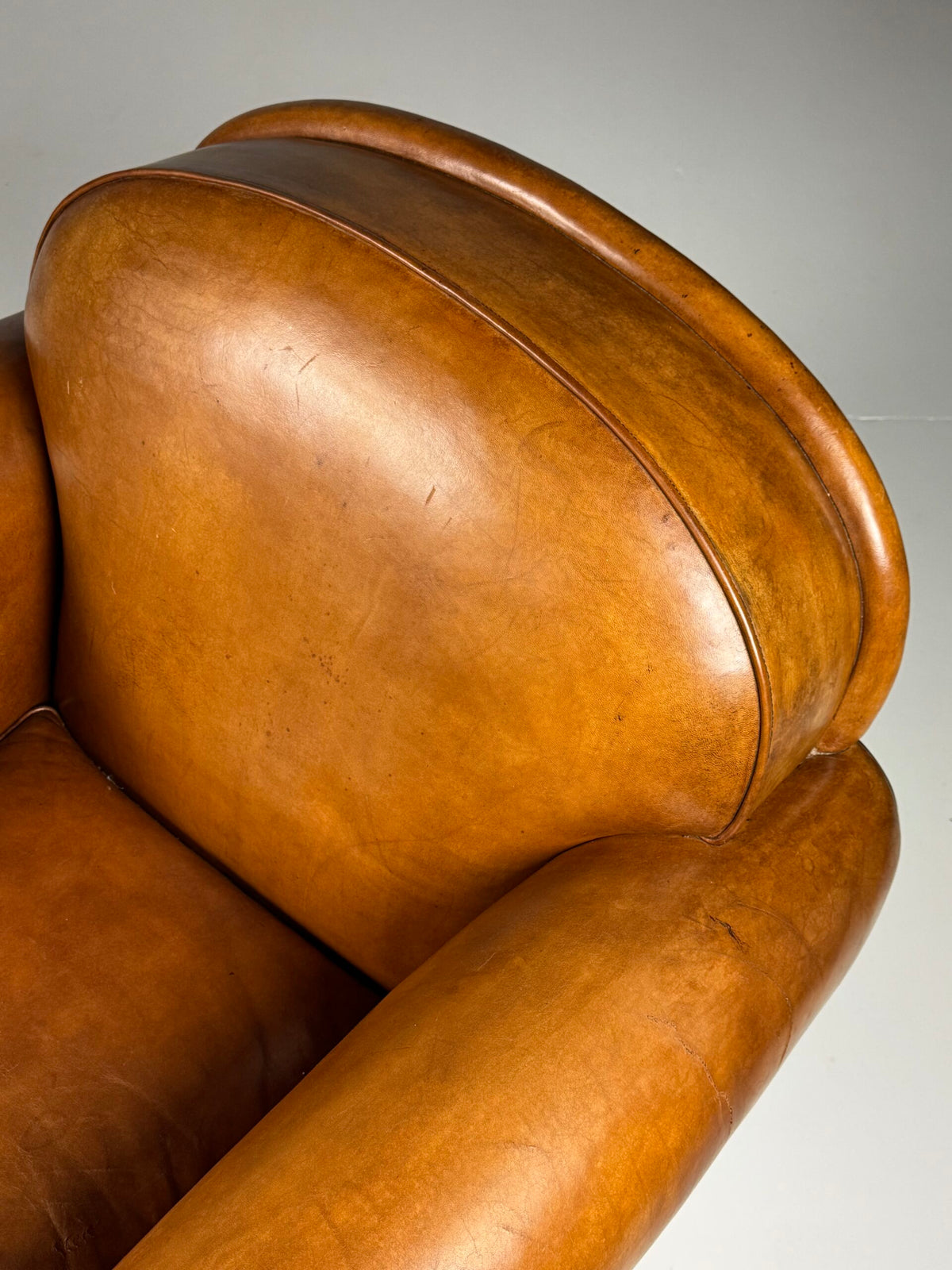 Pair of Bart van Bekhoven Sheepskin Club Chairs, photo 18