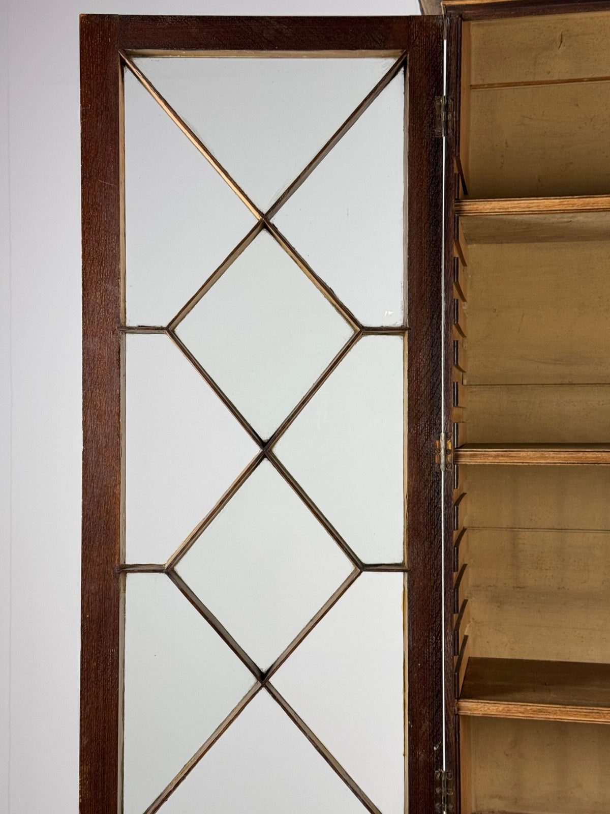 English Bleached Oak Display Cabinet, 19th Century, photo 23