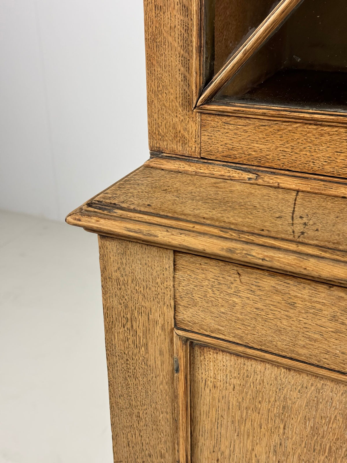 English Bleached Oak Display Cabinet, 19th Century, photo 27
