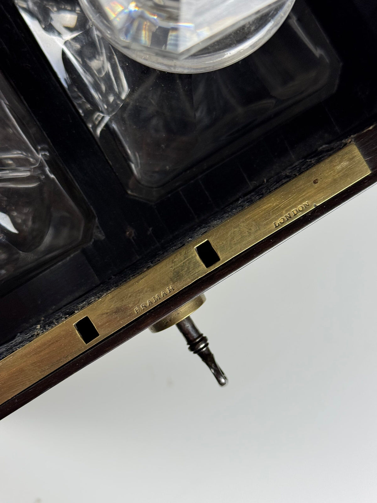 Late 19th Century Decanter Box with Bramah Lock, photo 17