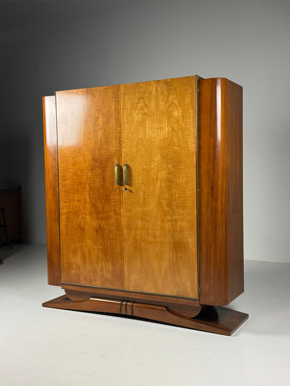 Art Deco Bookcase or Wardrobe Cabinet, 1930s, photo 6