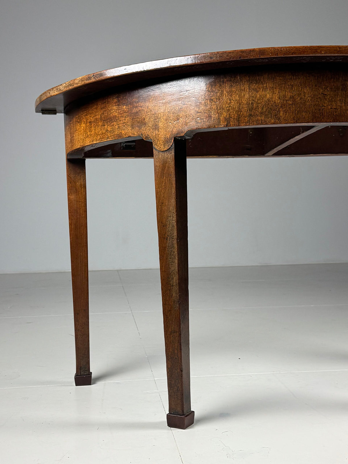 Pair of English Half Moon Side Tables, 19th Century, photo 7
