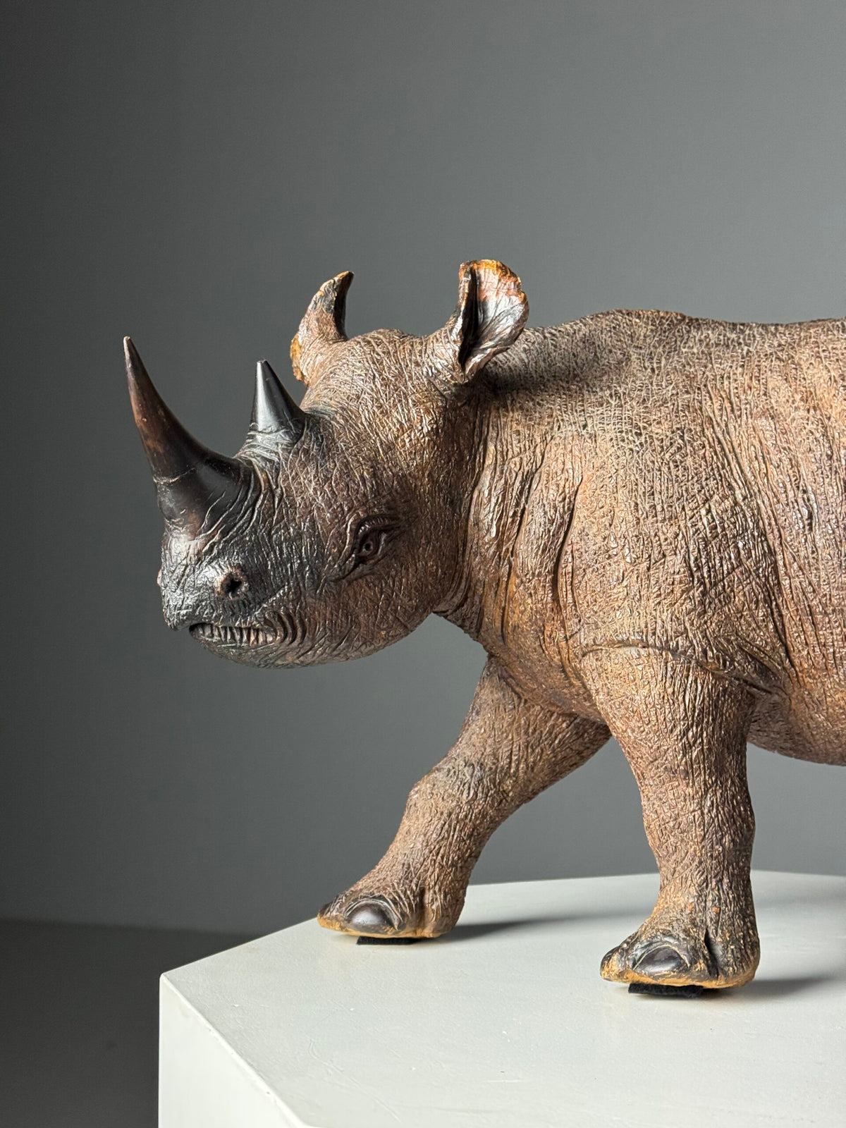 Carved Wooden Rhinoceros, South East Asia, 1960s to 1970s, photo 4