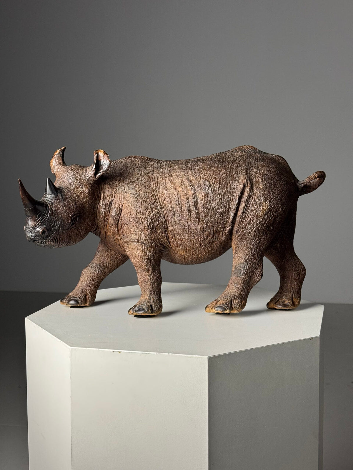 Carved Wooden Rhinoceros, South East Asia, 1960s to 1970s, photo 6
