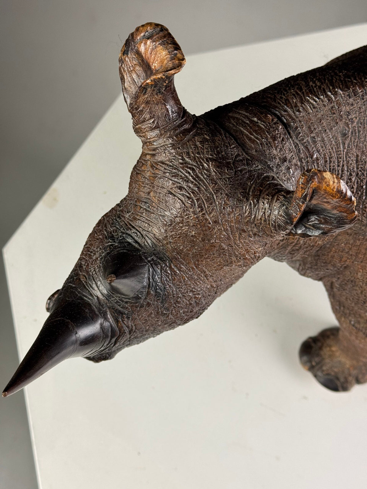 Carved Wooden Rhinoceros, South East Asia, 1960s to 1970s, photo 8