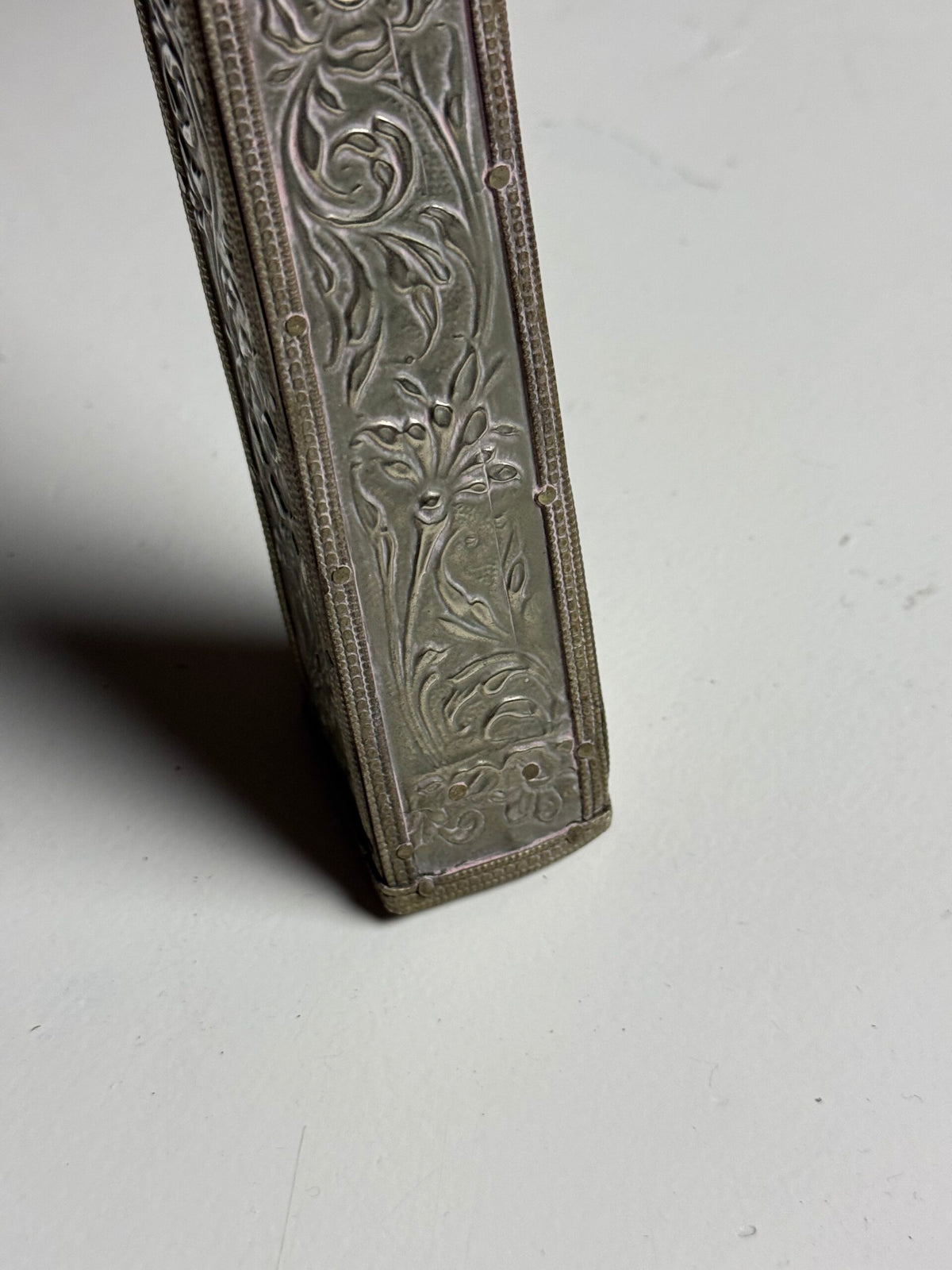 Set of Four Anglo-Indian Dowry Chairs with Tin Cladding, photo 27