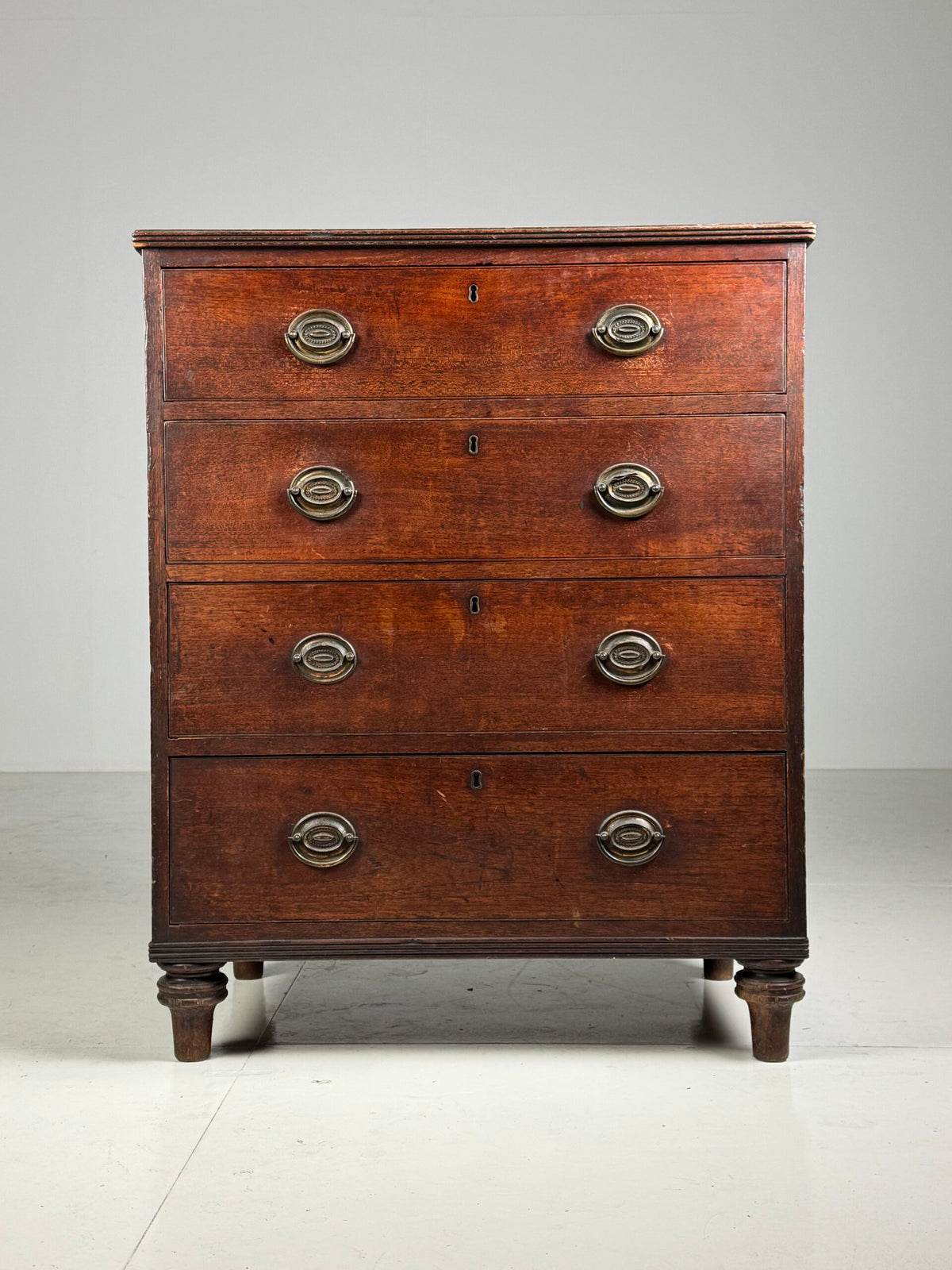 English Mahogany Campaign Chest of Drawers, 19th Century, photo 2