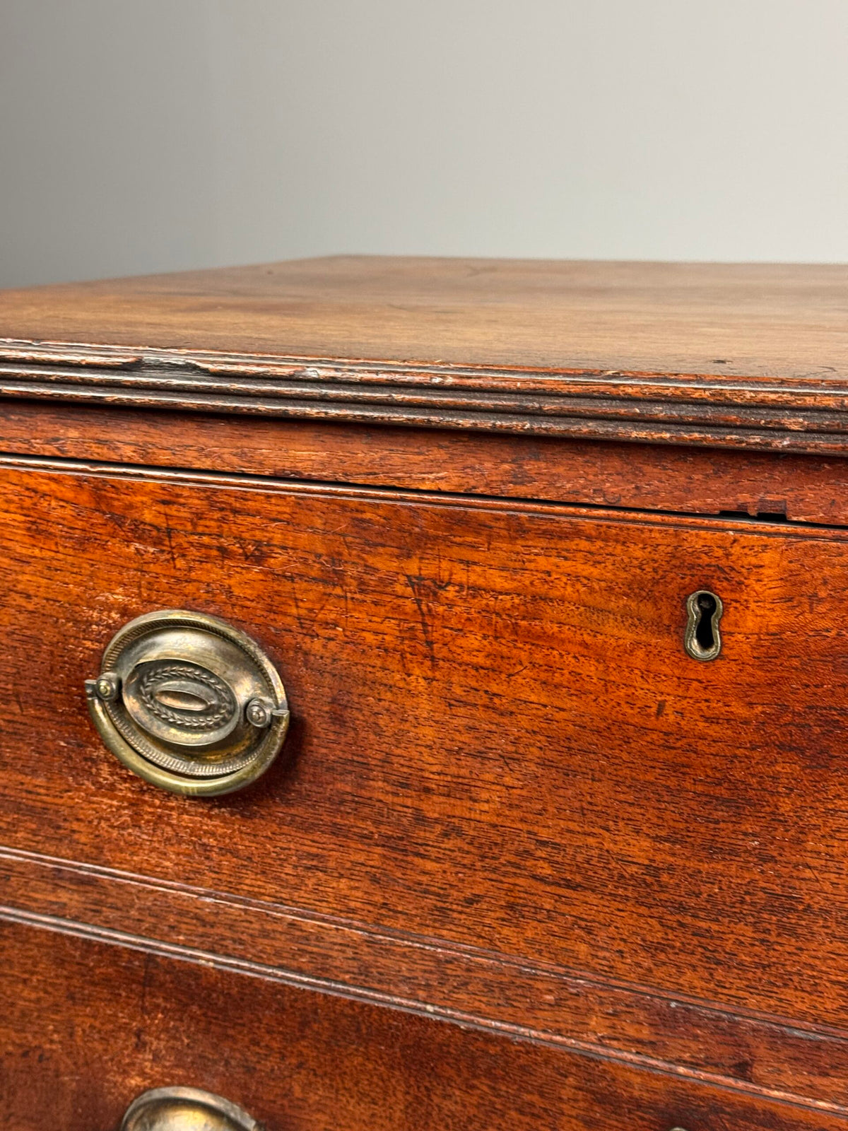 English Mahogany Campaign Chest of Drawers, 19th Century, photo 10