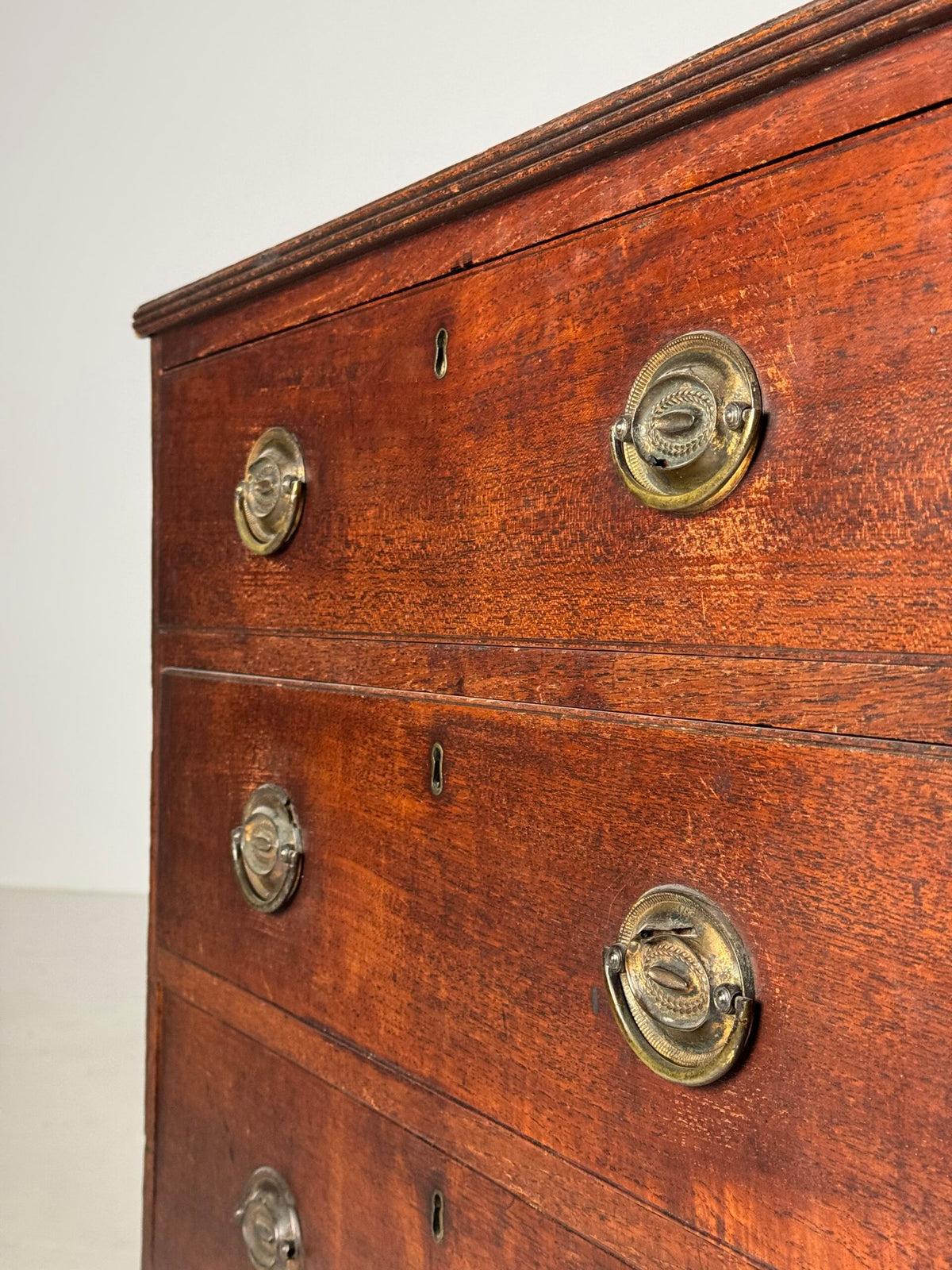 English Mahogany Campaign Chest of Drawers, 19th Century, photo 15