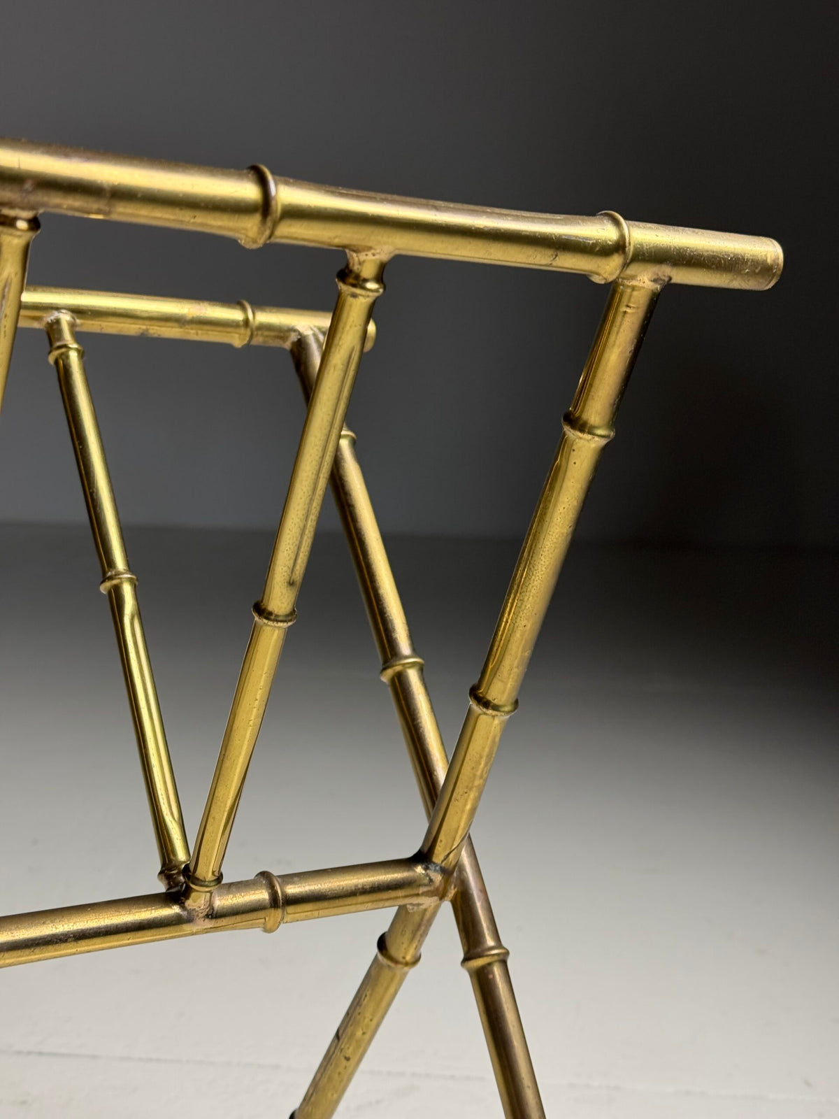 Faux Bamboo Magazine Rack, 20th Century, photo 4