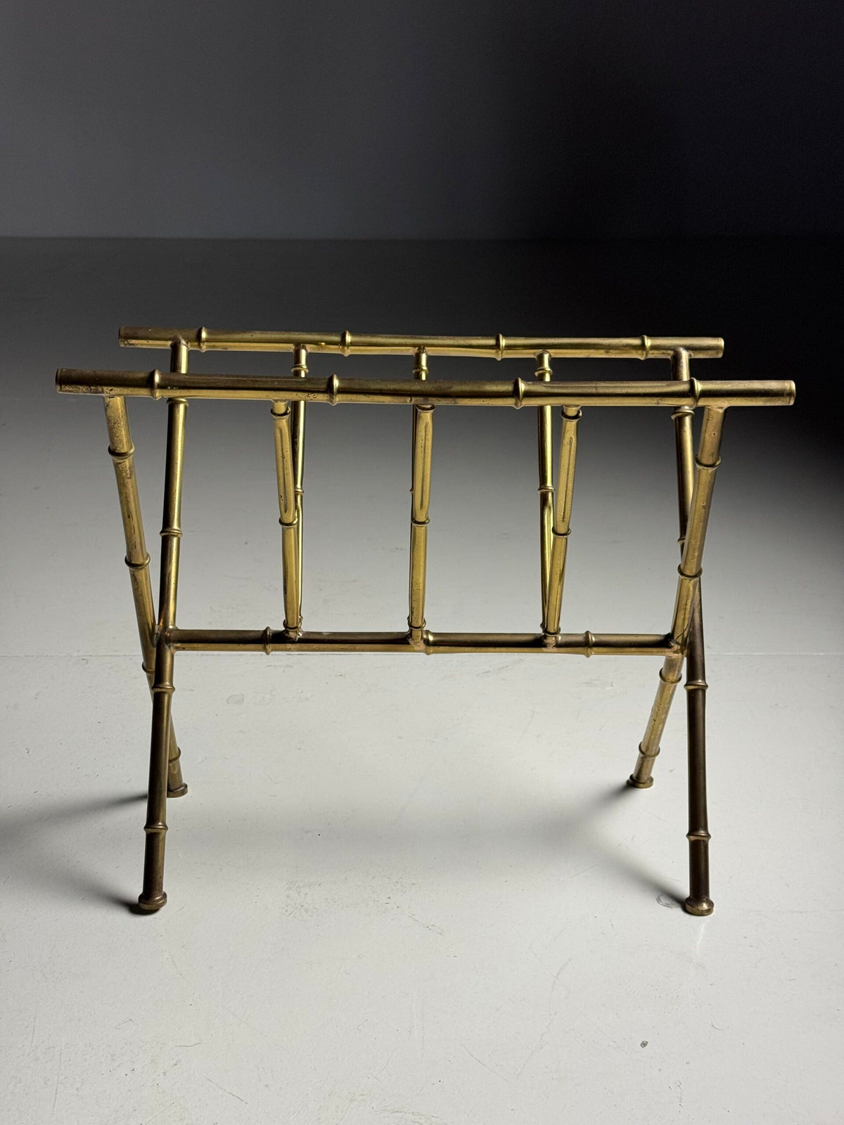 Faux Bamboo Magazine Rack, 20th Century, photo 6