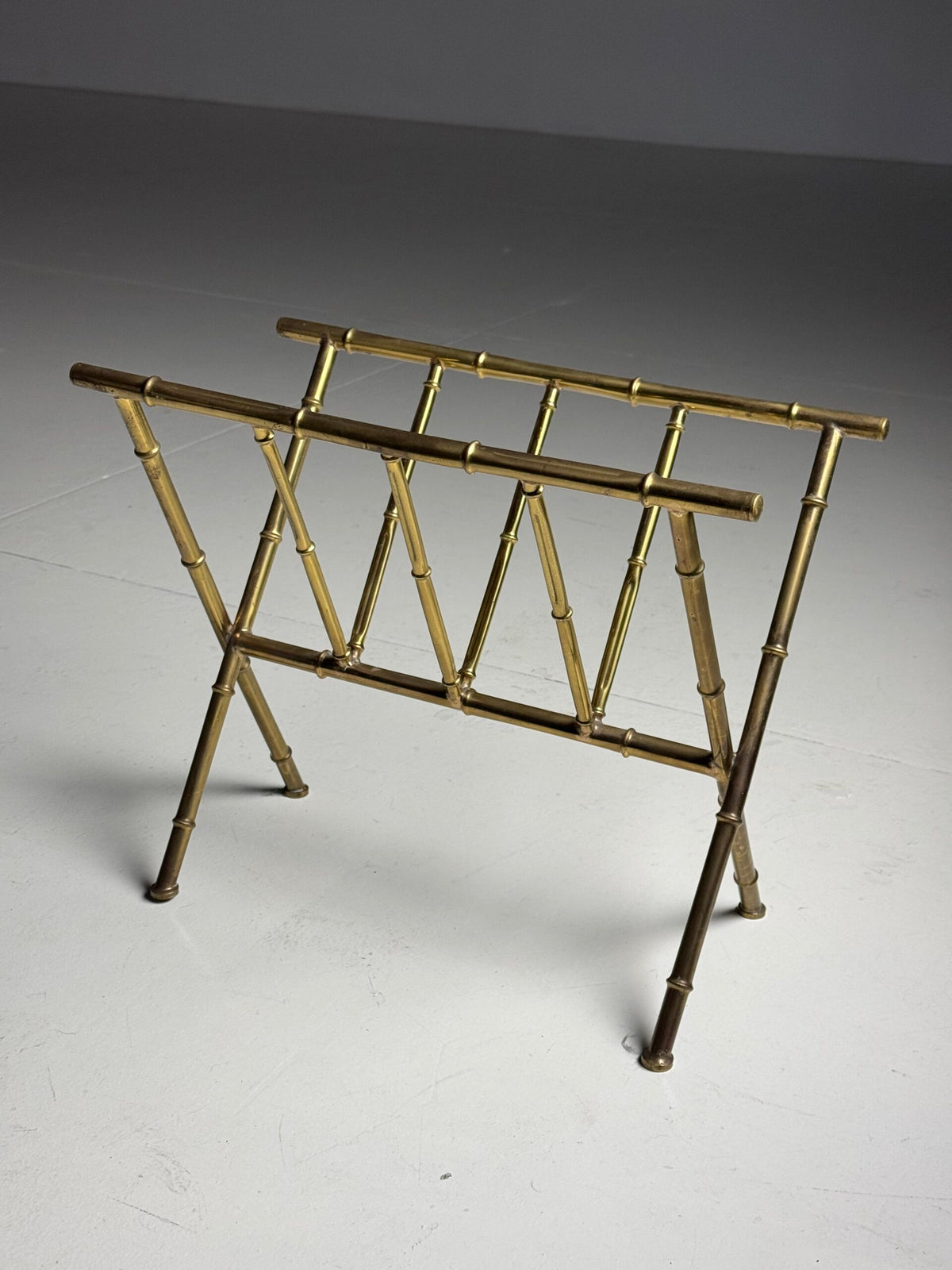Faux Bamboo Magazine Rack, 20th Century, photo 8