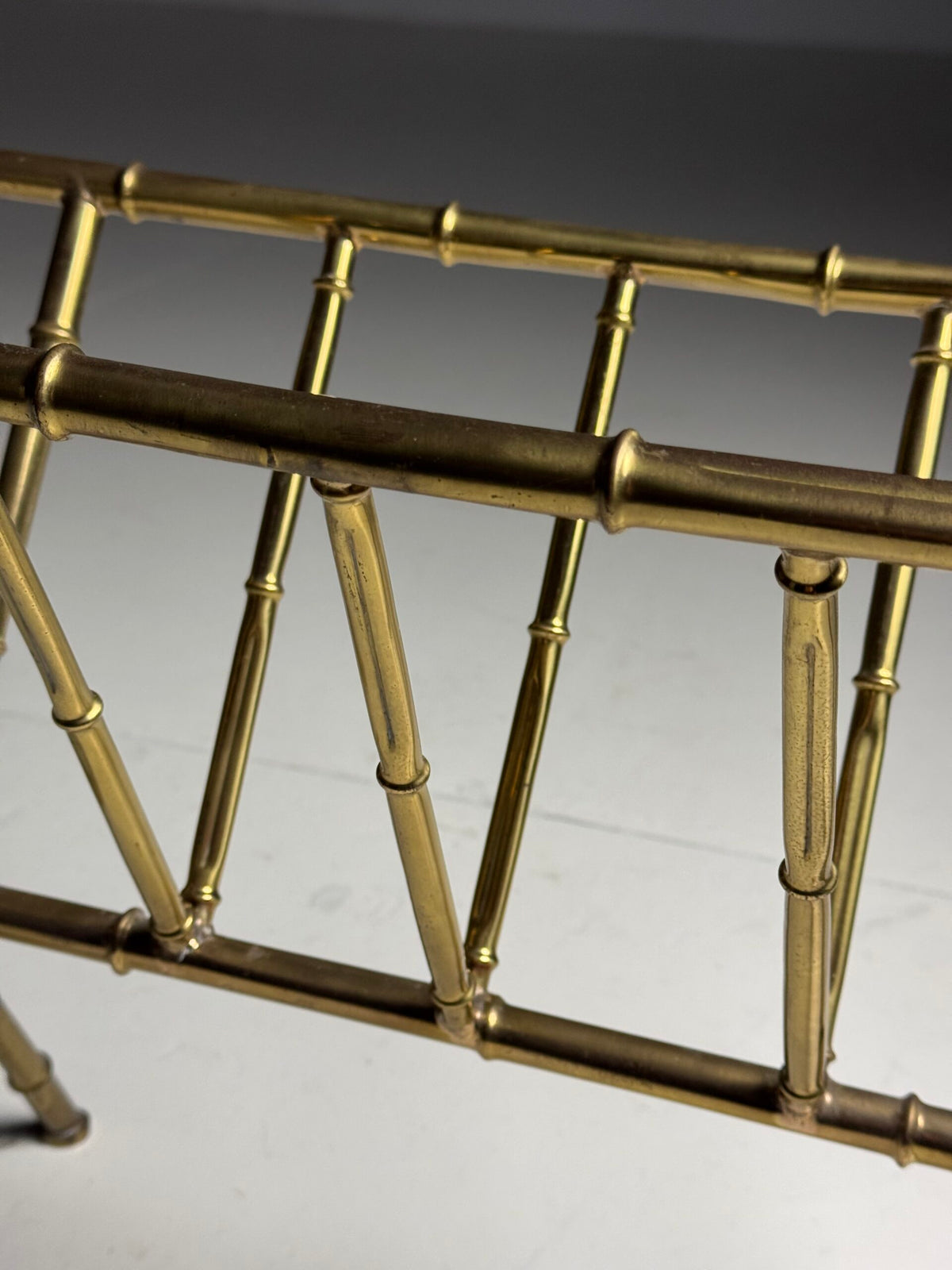 Faux Bamboo Magazine Rack, 20th Century, photo 9