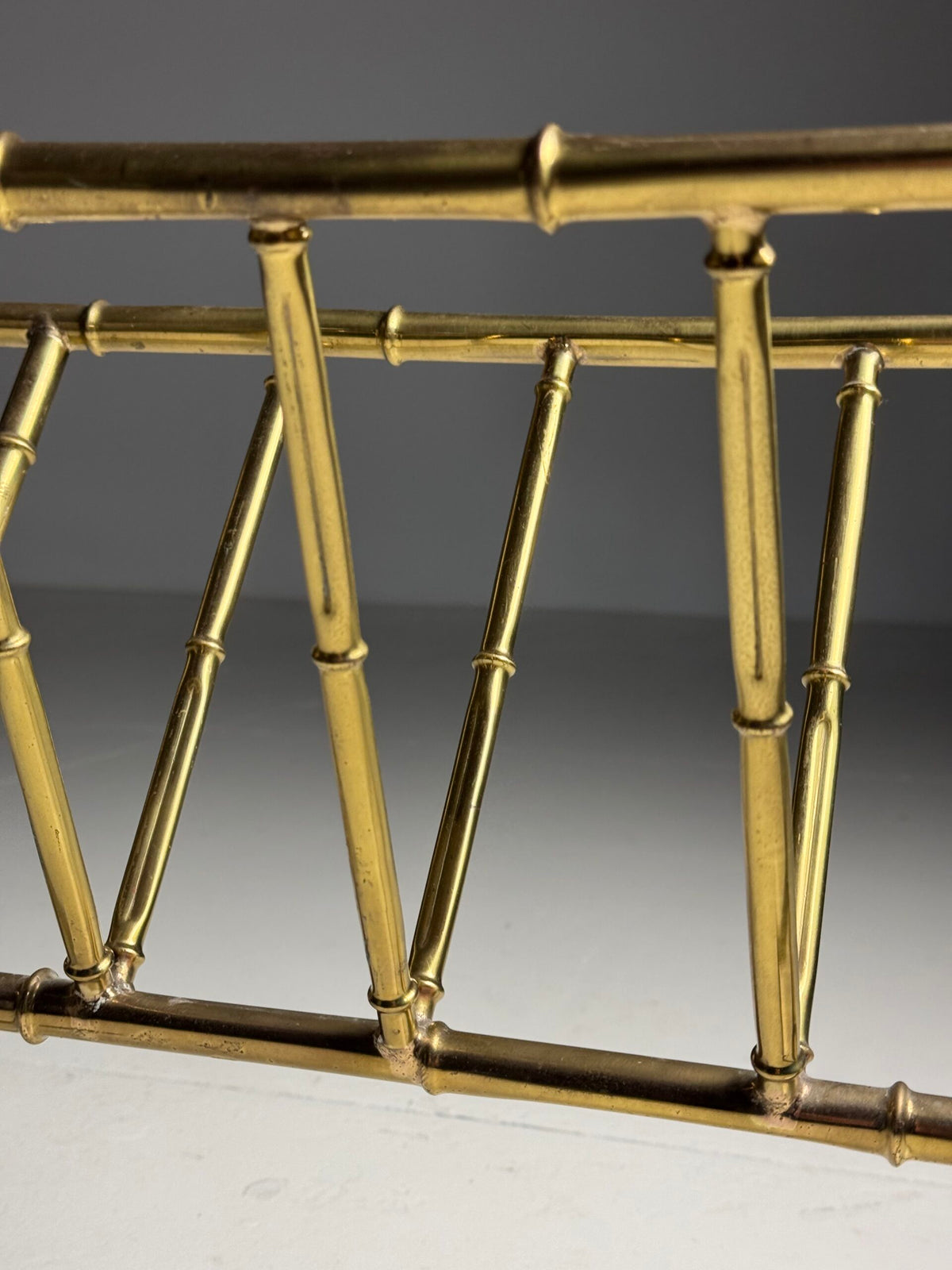 Faux Bamboo Magazine Rack, 20th Century, photo 10