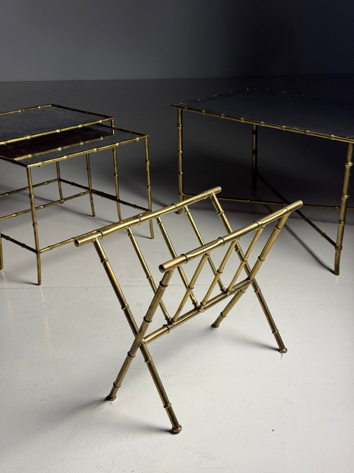 Faux Bamboo Magazine Rack, 20th Century, photo 13