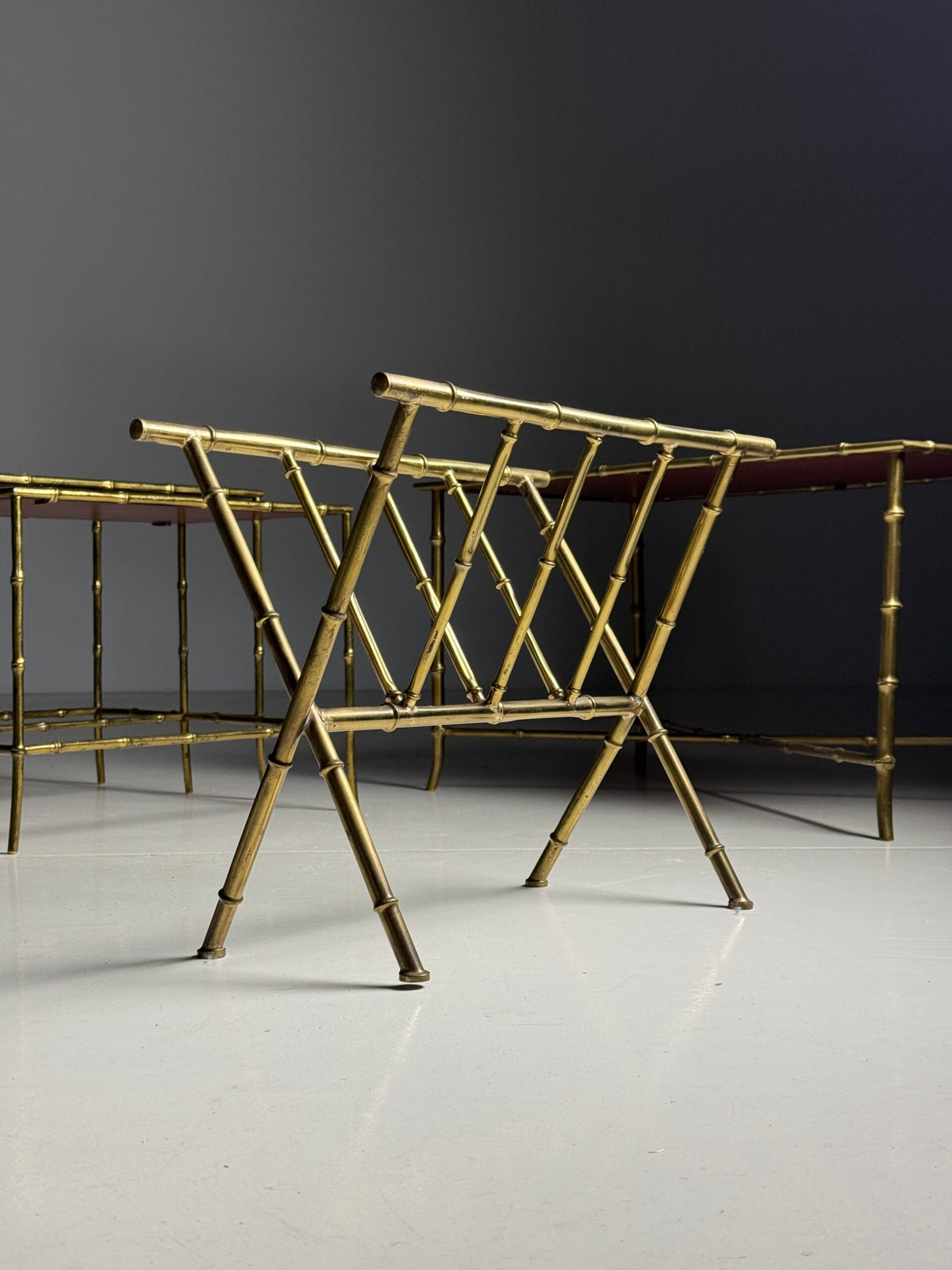 Faux Bamboo Magazine Rack, 20th Century, photo 14