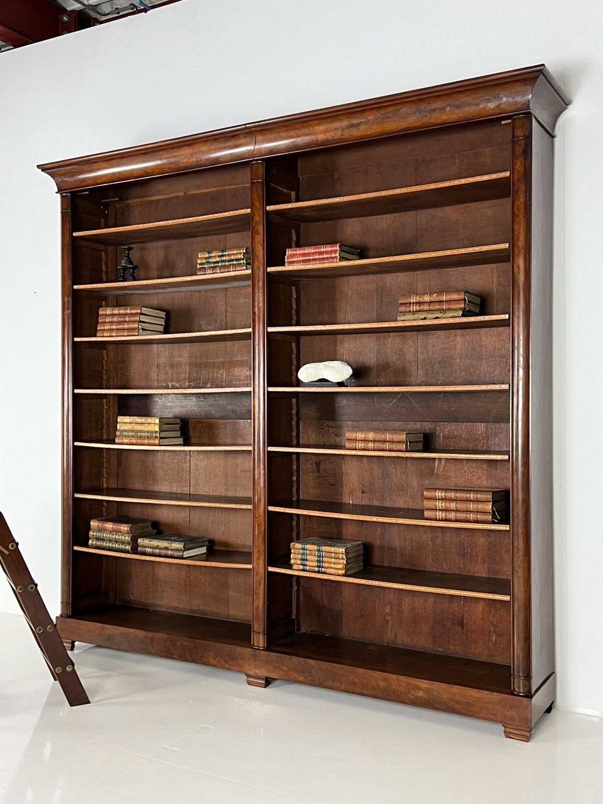Giant Mahogany Library Bookcase, 19th Century, photo 6