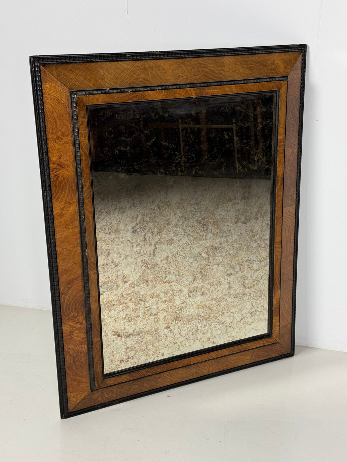 French Ripple Frame Mirror, Mid 20th Century, photo 11