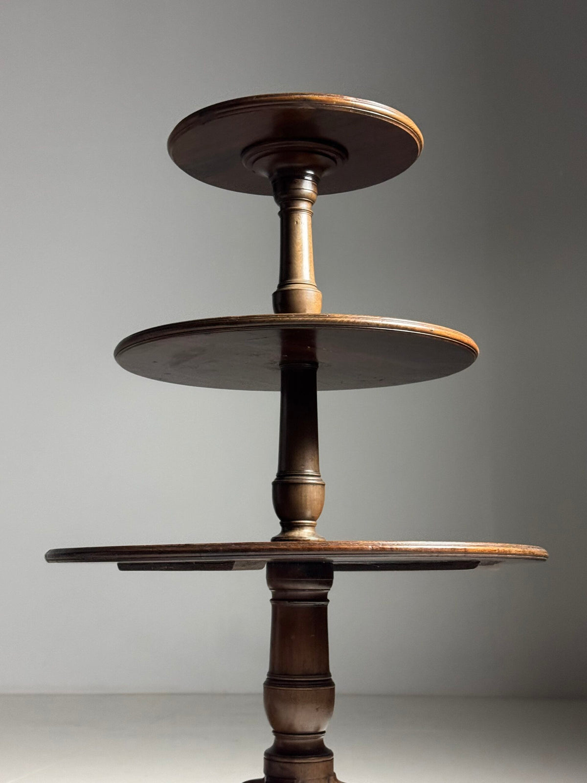 English Mahogany Etagere Tray Table, 19th Century, photo 4