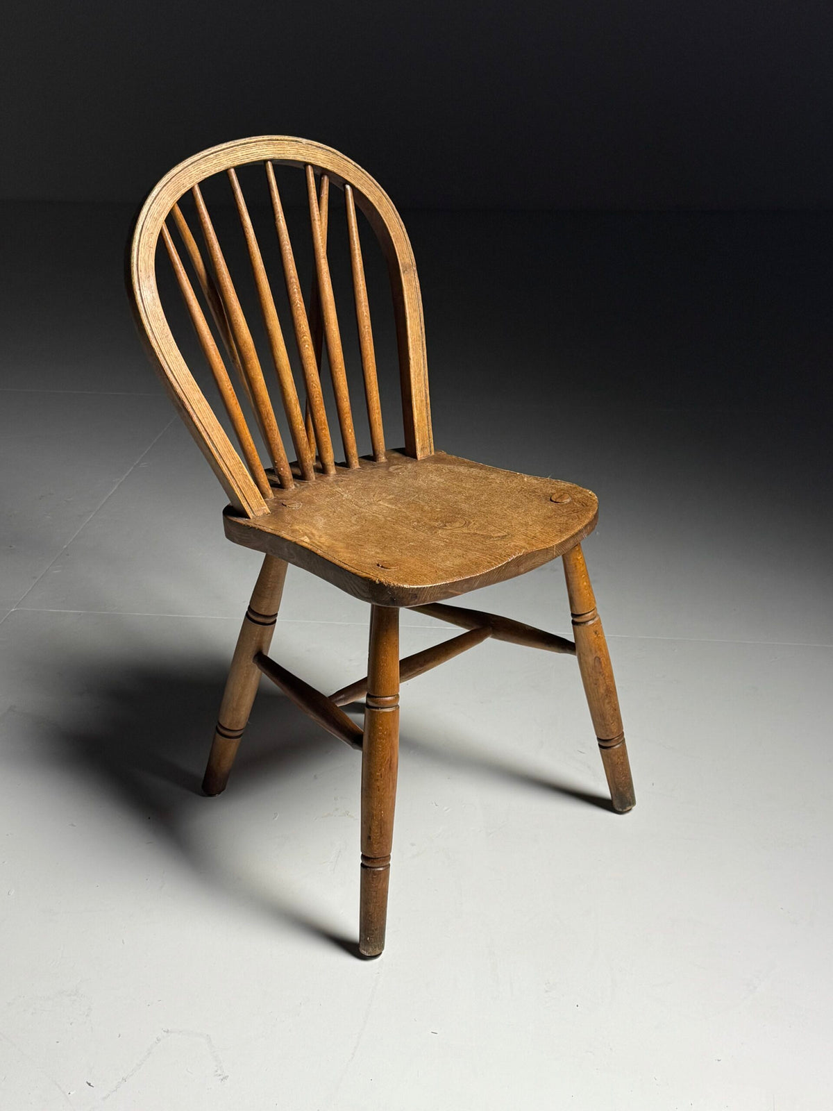 Set of Two Oak Windsor Dining Chairs, Early 20th Century, photo 20