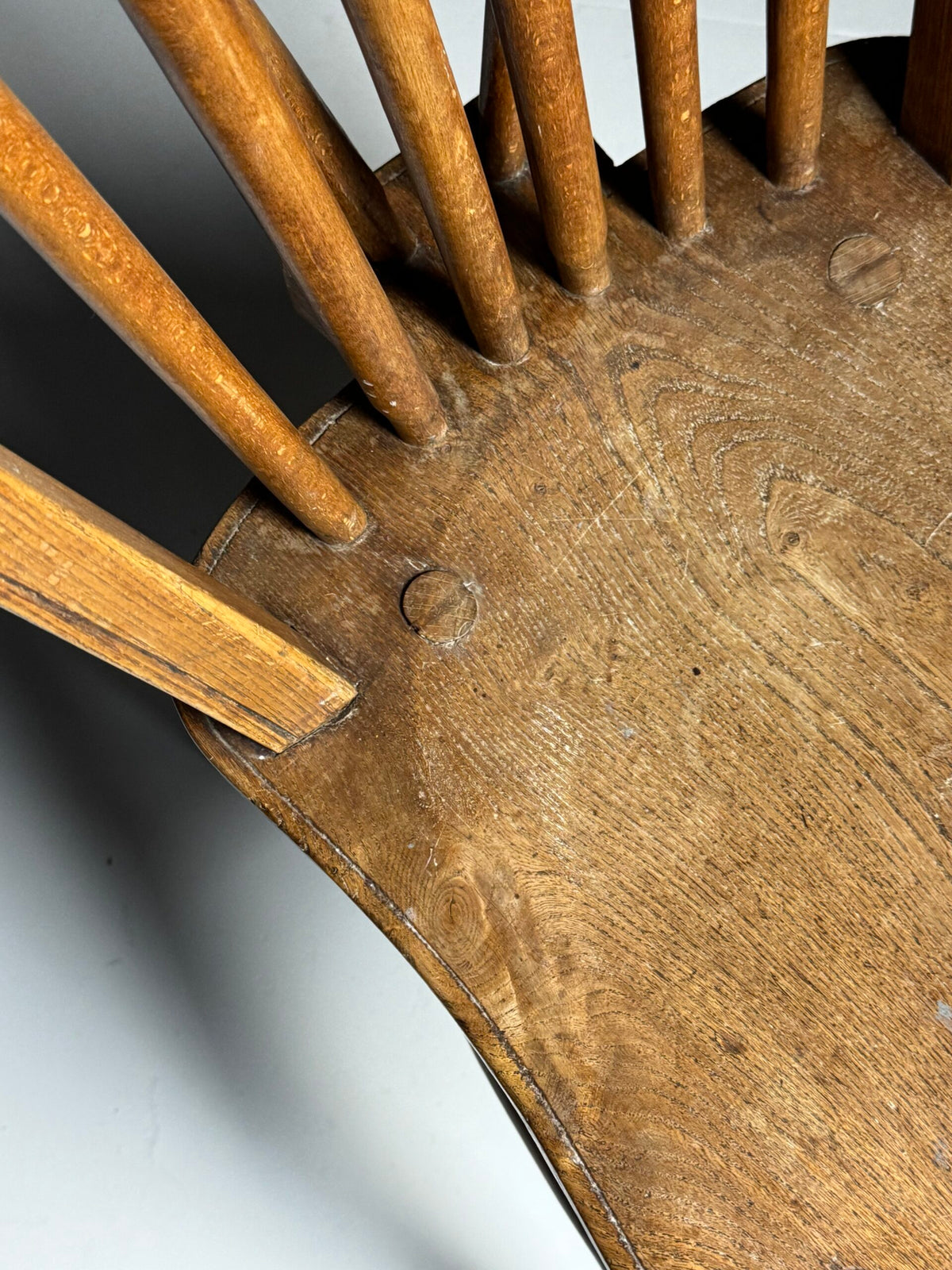 Set of Two Oak Windsor Dining Chairs, Early 20th Century, photo 17