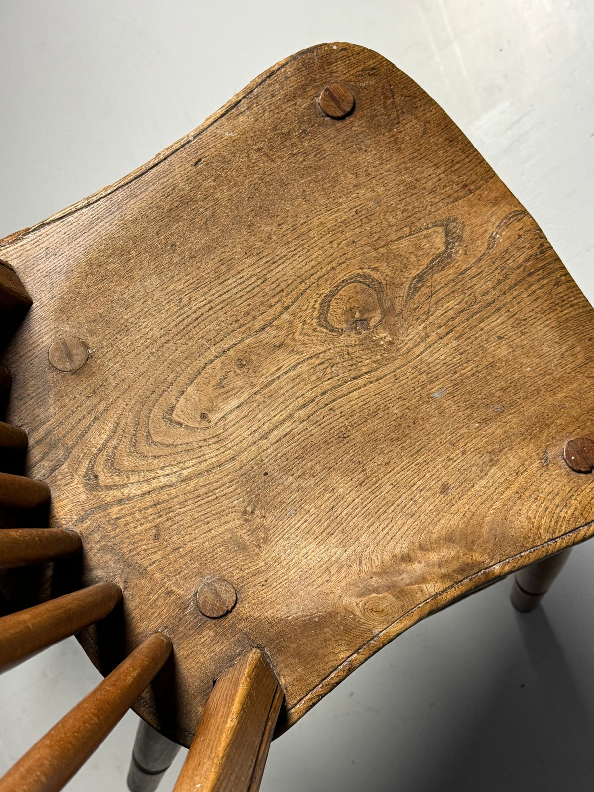 Set of Two Oak Windsor Dining Chairs, Early 20th Century, photo 14