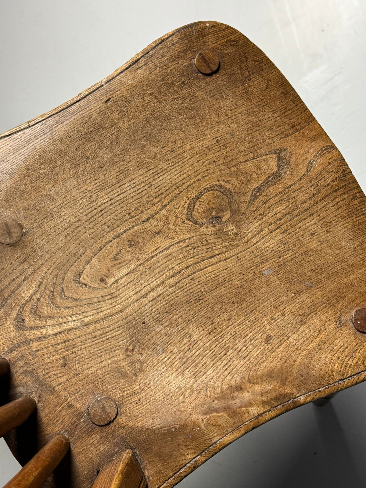 Set of Two Oak Windsor Dining Chairs, Early 20th Century, photo 13