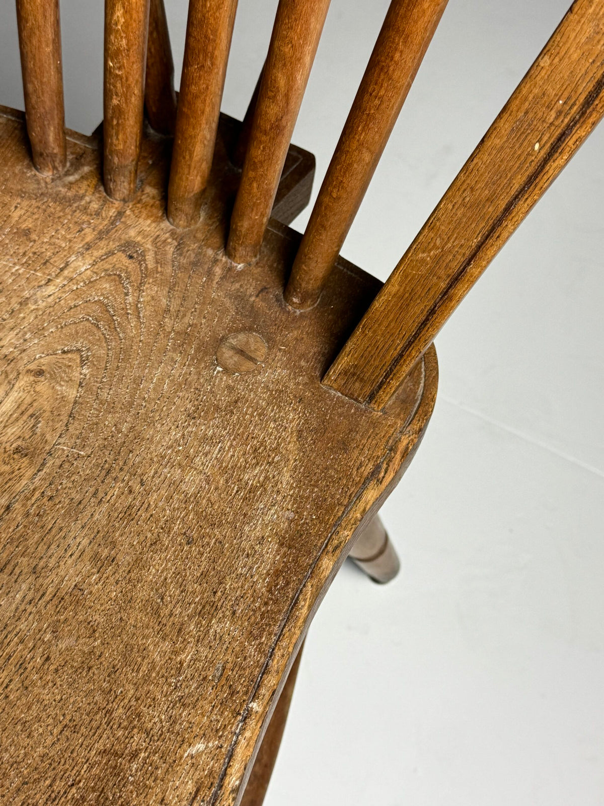 Set of Two Oak Windsor Dining Chairs, Early 20th Century, photo 6