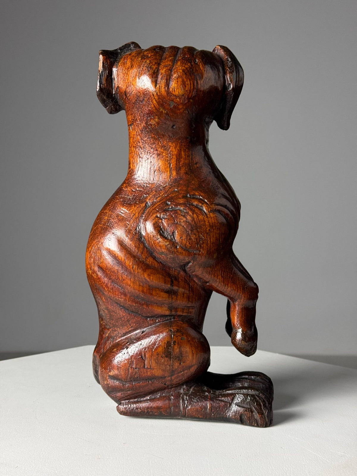 Carved Wooden Dog of Saint Roch, Venice, 18th Century, photo 8