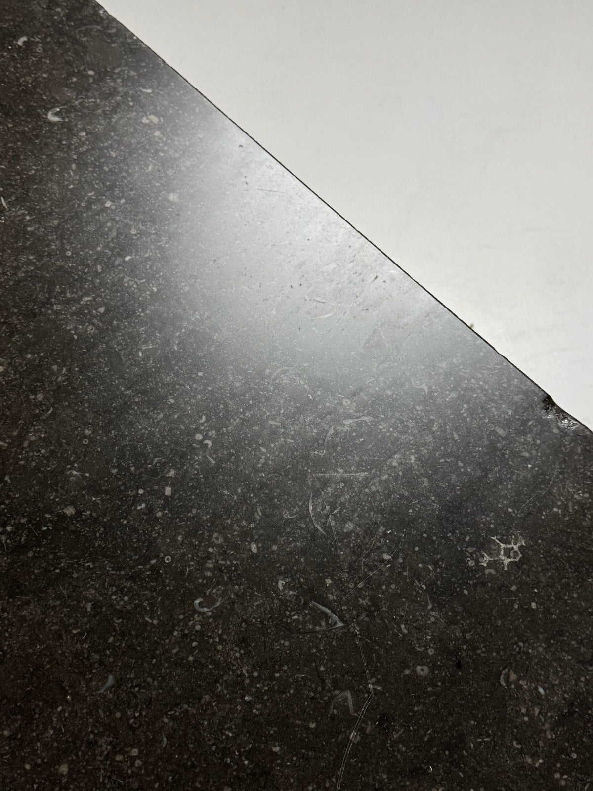 Rustic Coffee Table with Bluestone Top and Oak Base, Belgium, photo 2