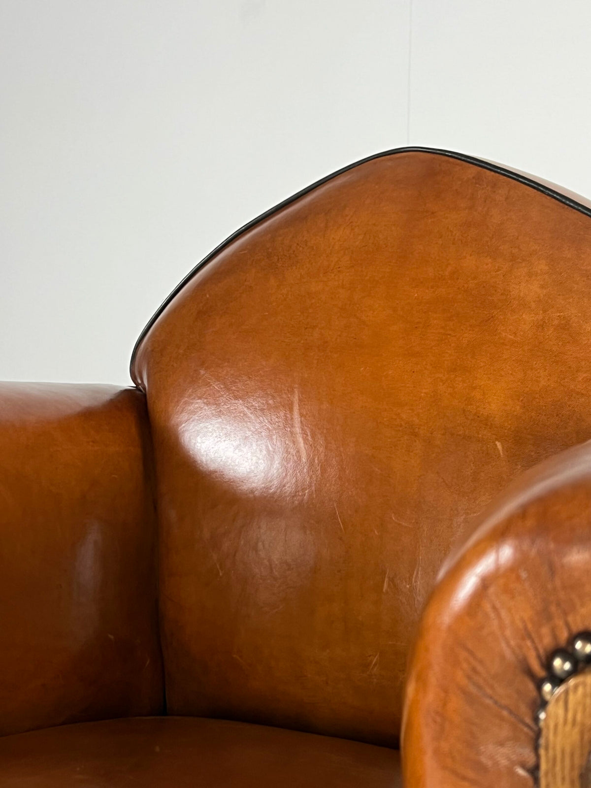 Pair of 1920s Art Deco Sheepskin Club Chairs, photo 14