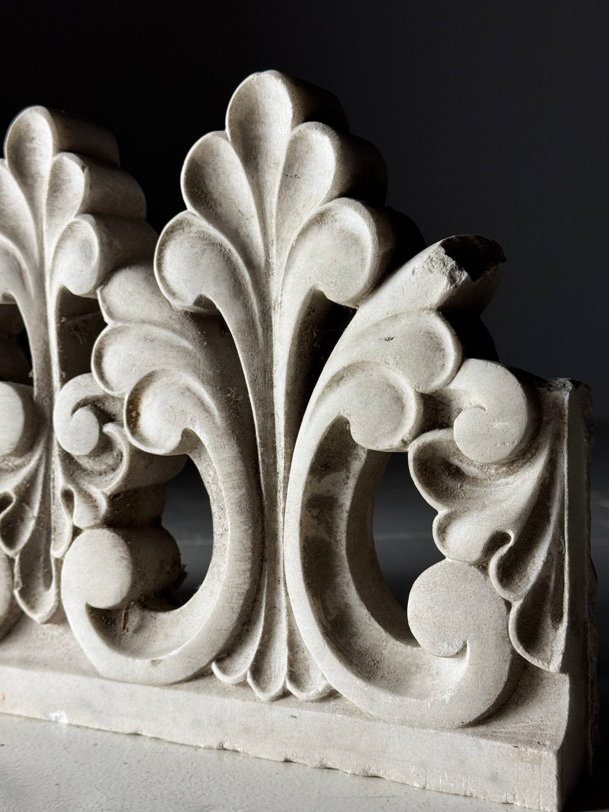 Marble Ornament Fragment, Early 20th Century, photo 5