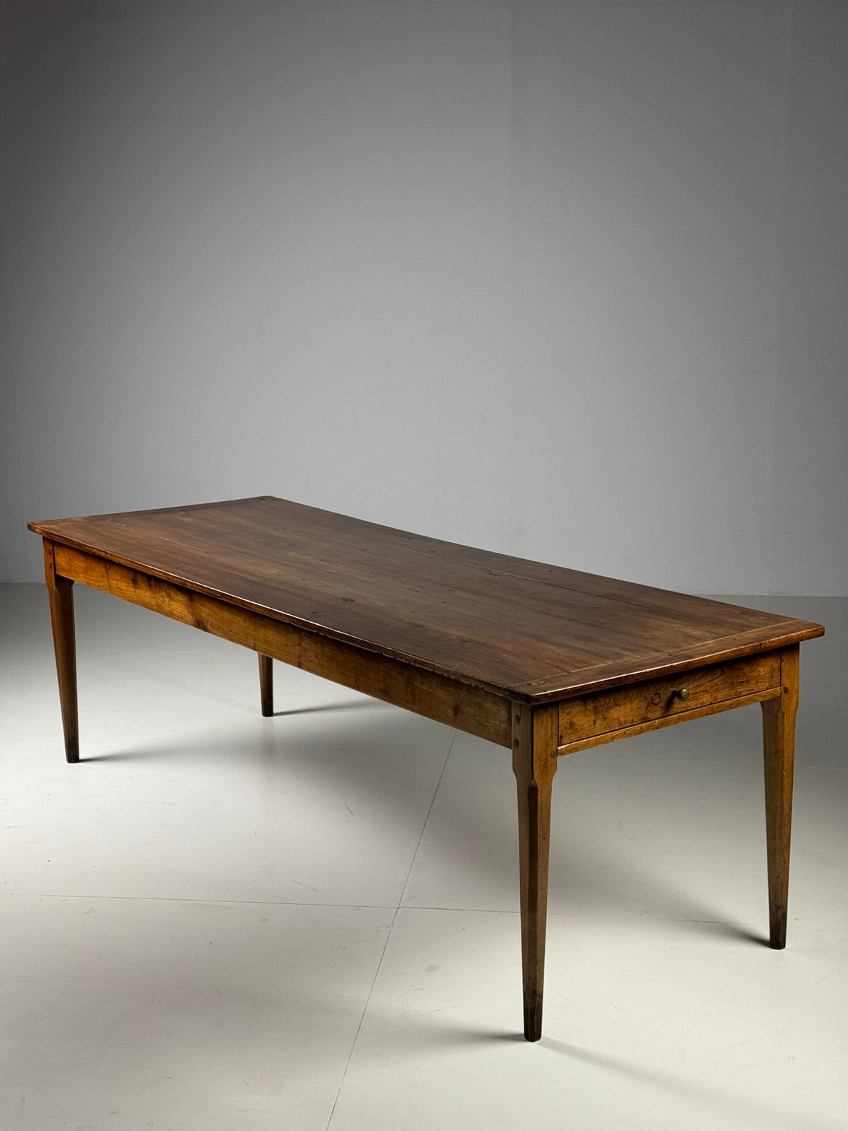 French Farmhouse Dining Table with Extension, 19th Century, photo 3