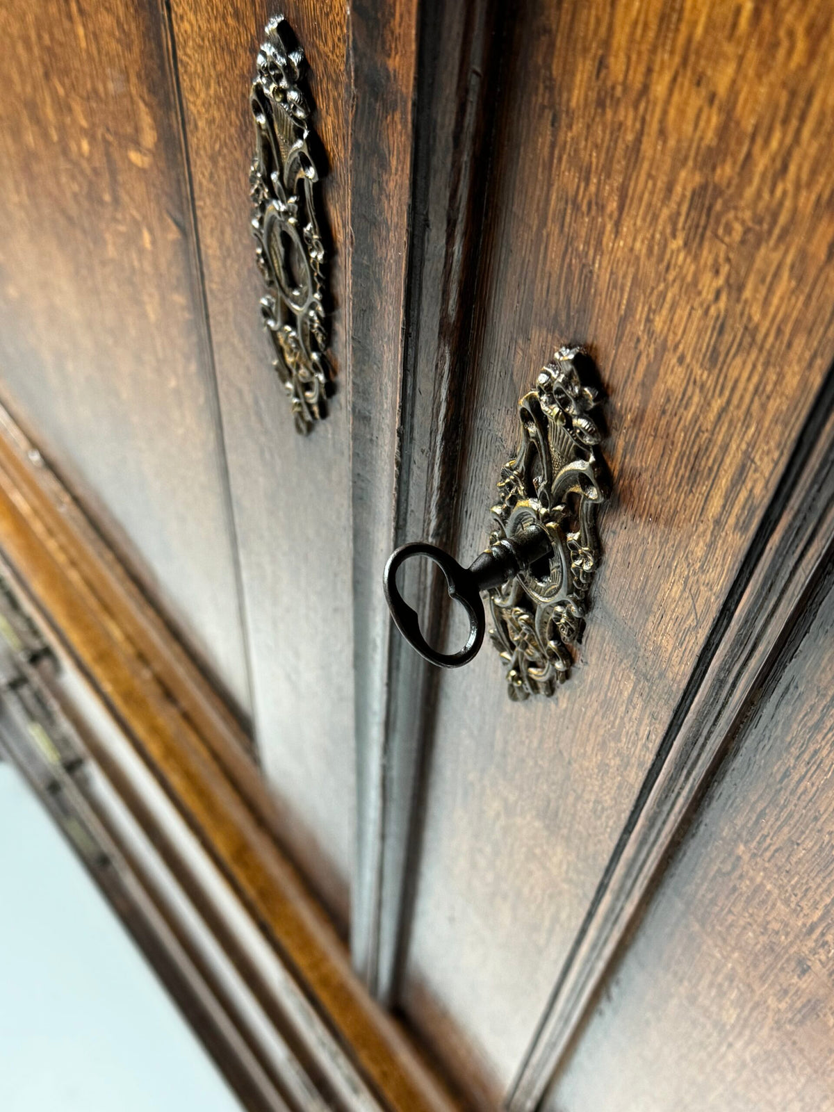 Dutch Solid Oak Cabinet, Late 18th Century, photo 20