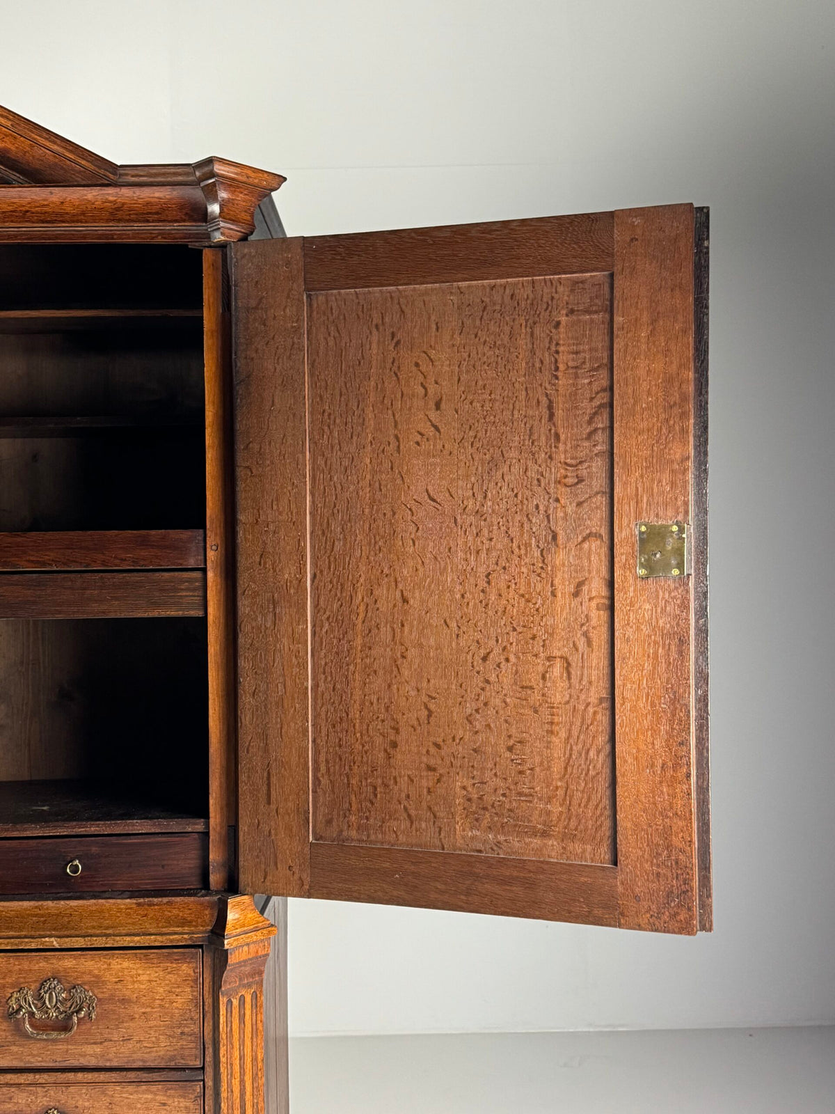 Dutch Solid Oak Cabinet, Late 18th Century, photo 10
