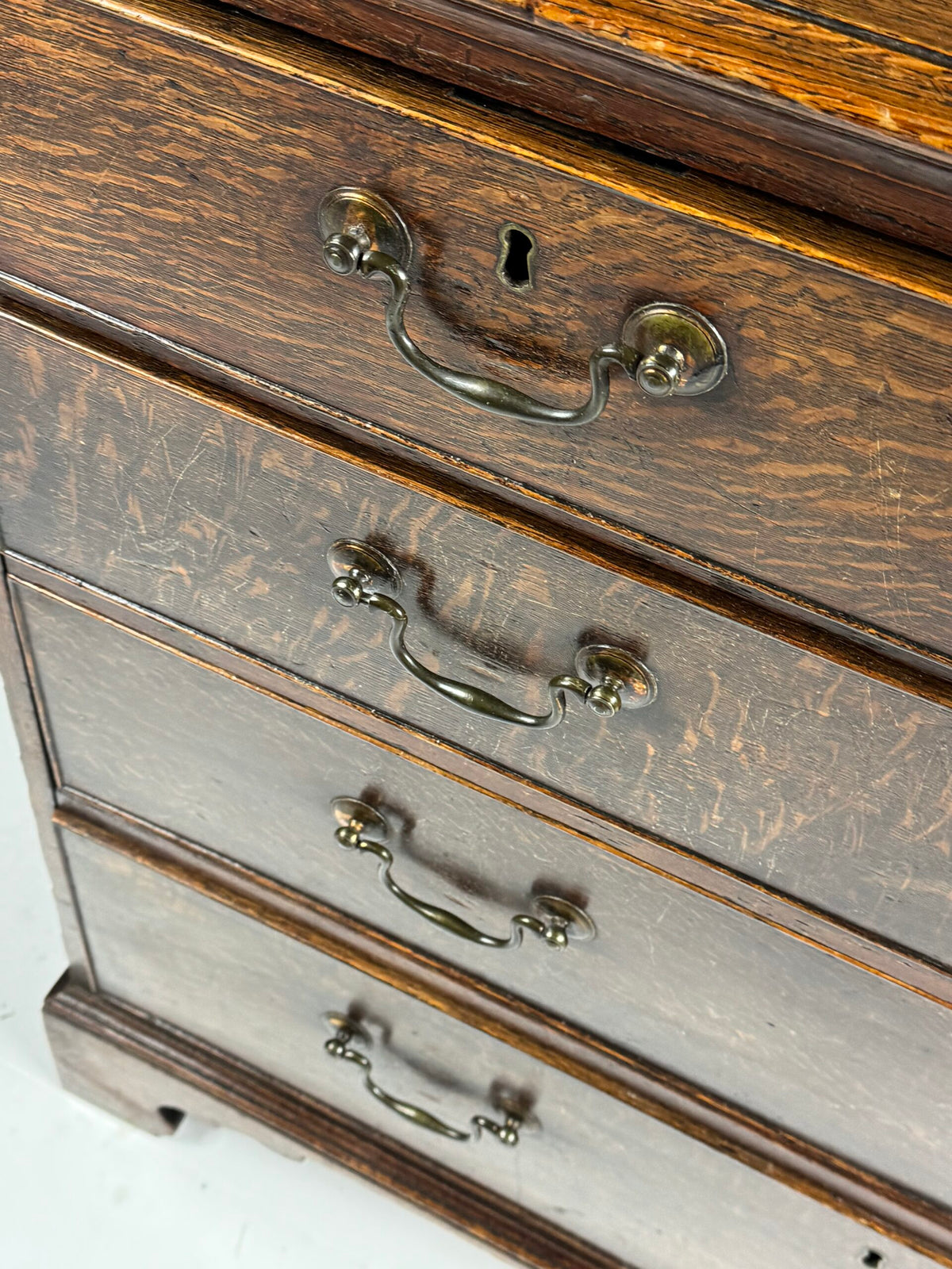 English Georgian Oak Chest of Drawers, circa 1780, photo 13