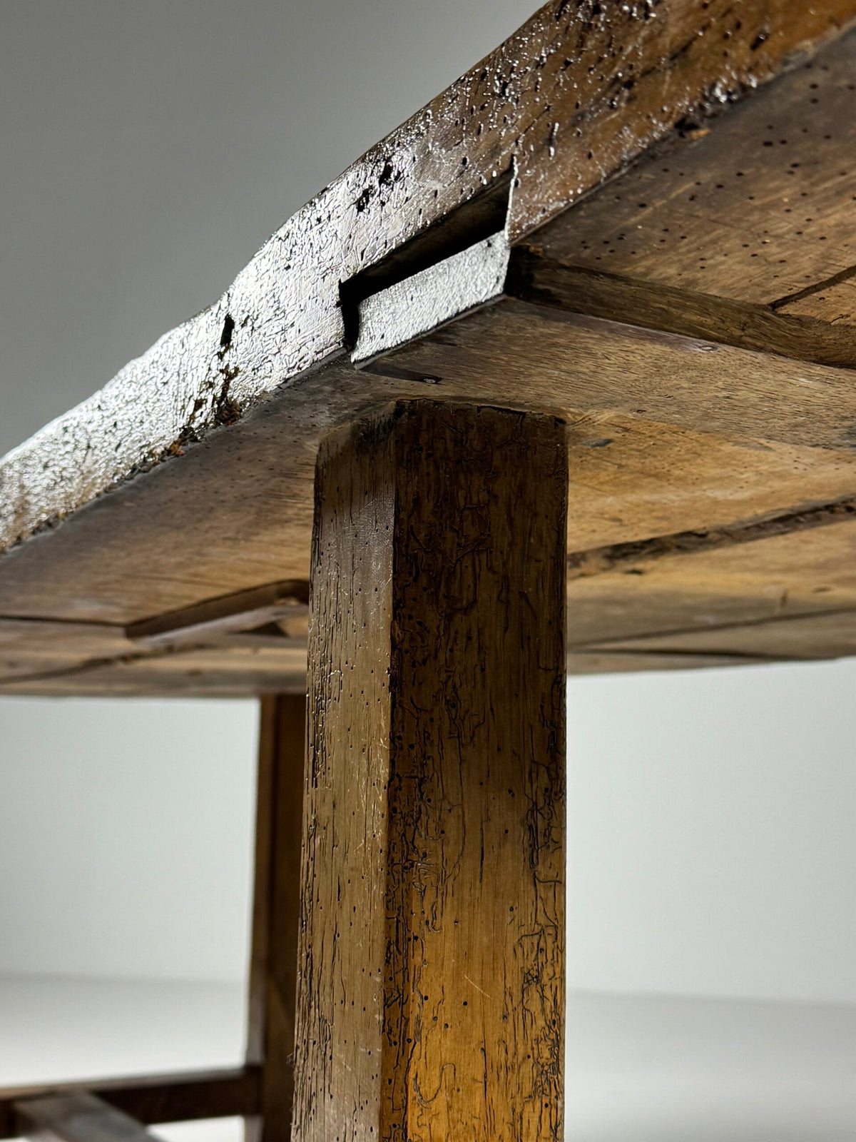 Very Robust French Refectory Table, 238 cm, Early 20th Century, photo 7