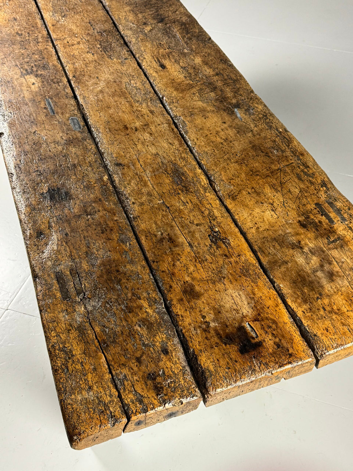 Very Robust French Refectory Table, 238 cm, Early 20th Century, photo 5