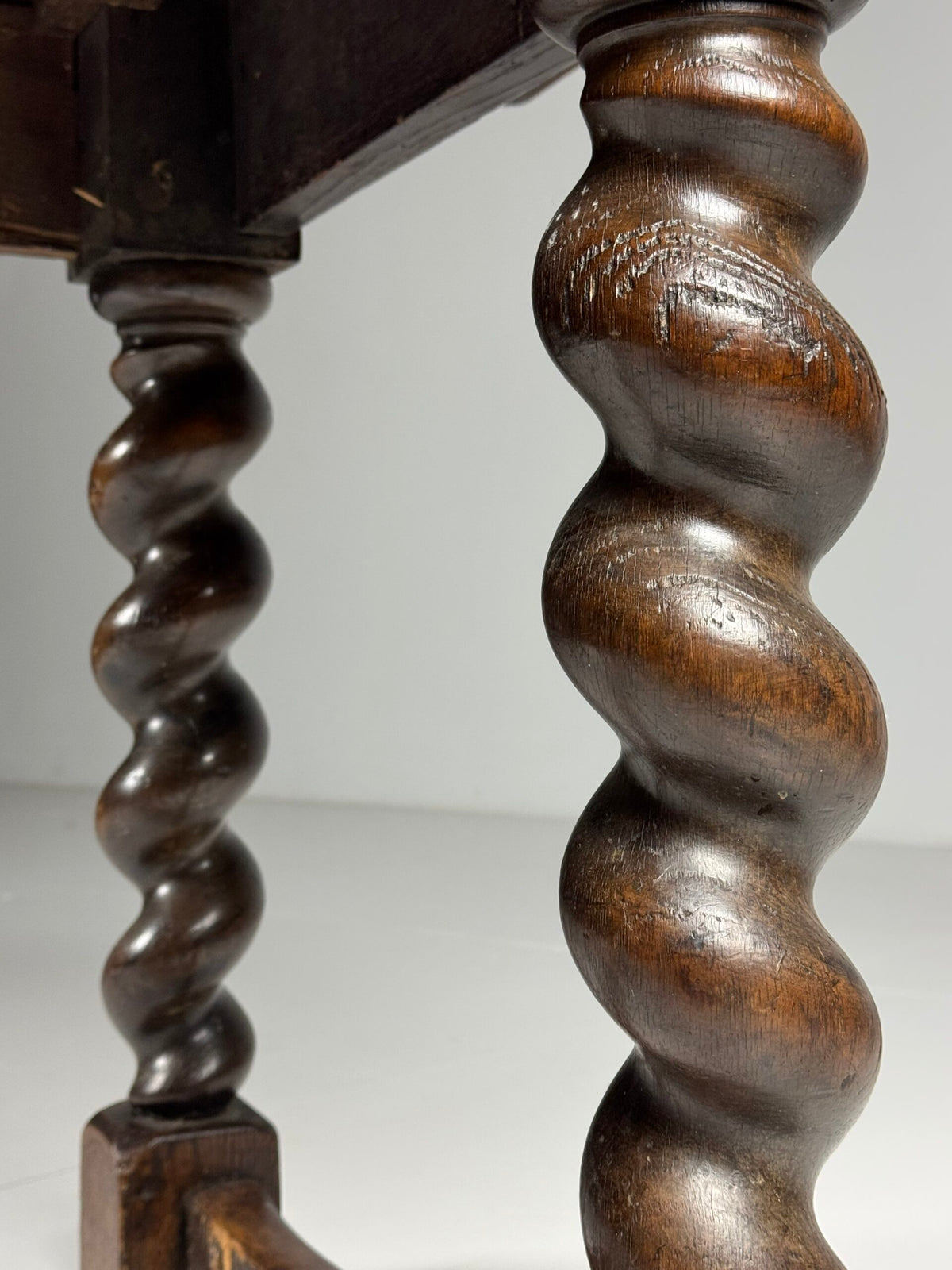 English Oak Dining Table with Turned Legs, c. 1800, photo 16