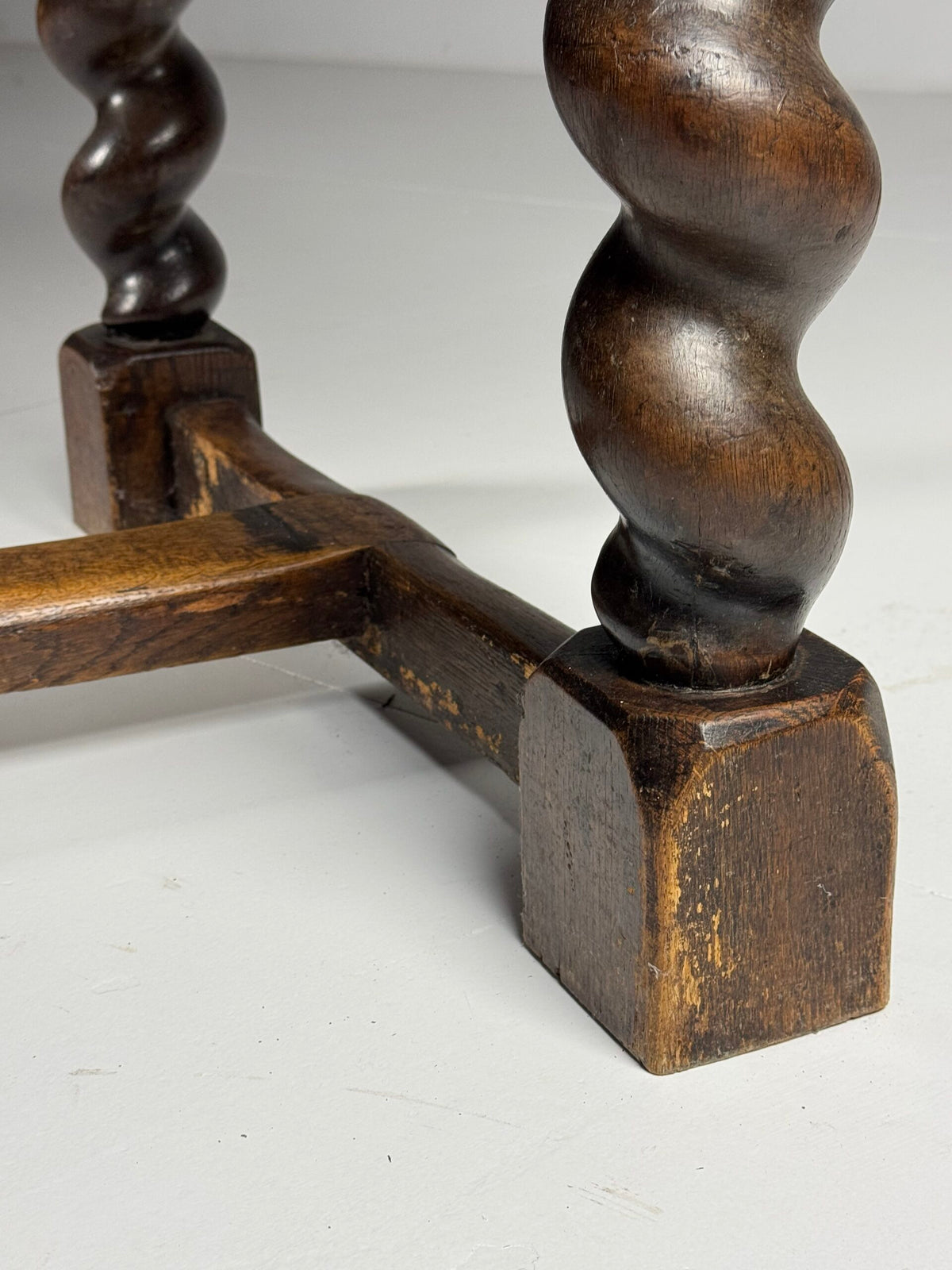 English Oak Dining Table with Turned Legs, c. 1800, photo 15