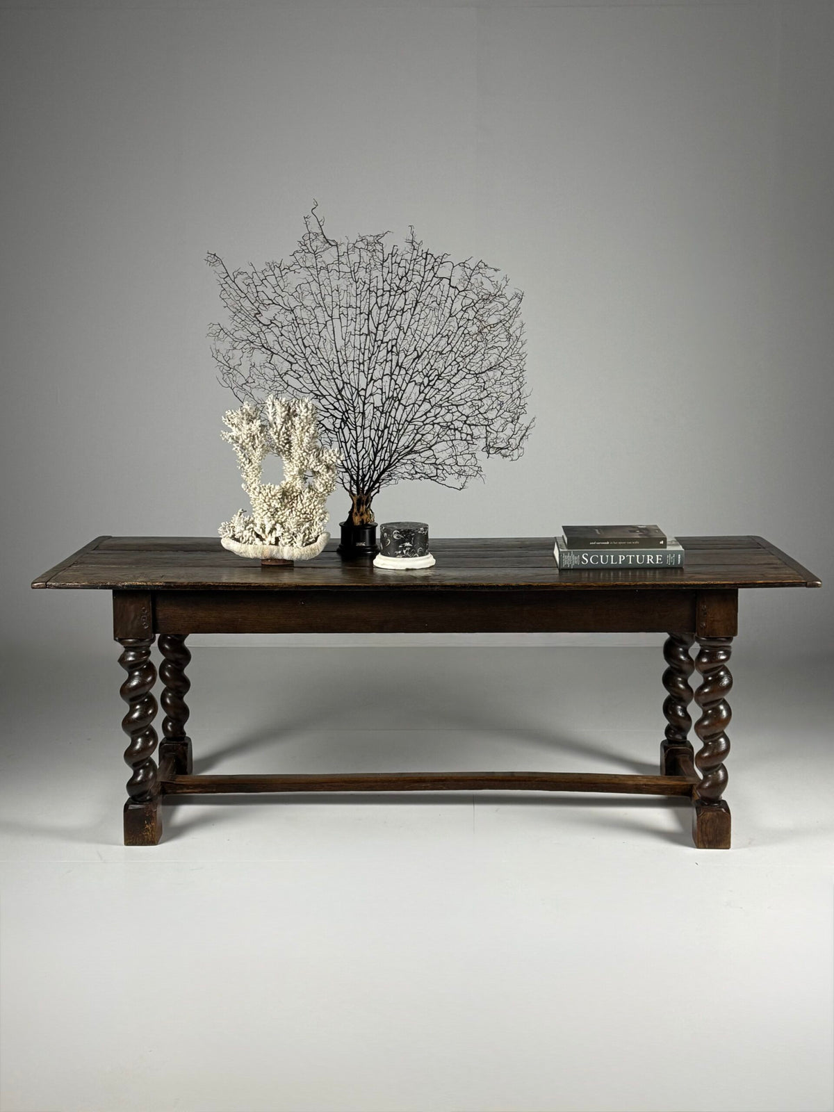 English Oak Dining Table with Turned Legs, c. 1800, photo 6